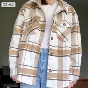 LOVE TREE plaid shaket